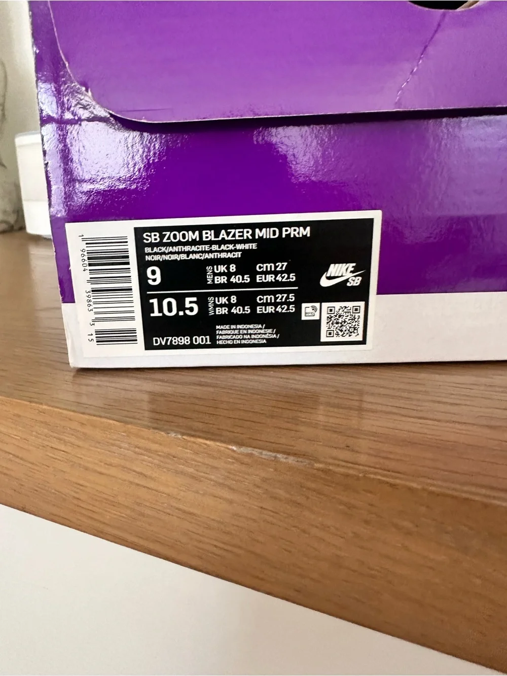 Nike Black High-Top Sneakers with White Soles